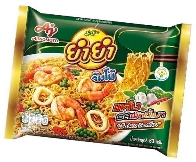 บะหมี่กึ่งสำเร็จรูป จัมโบ้ รสผัดขี้เมา 1