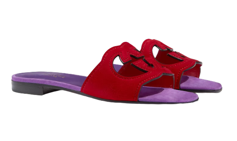 รองเท้าผู้หญิง GUCCI รุ่น Women's Interlocking G Cut-Out Slide Sandal 7