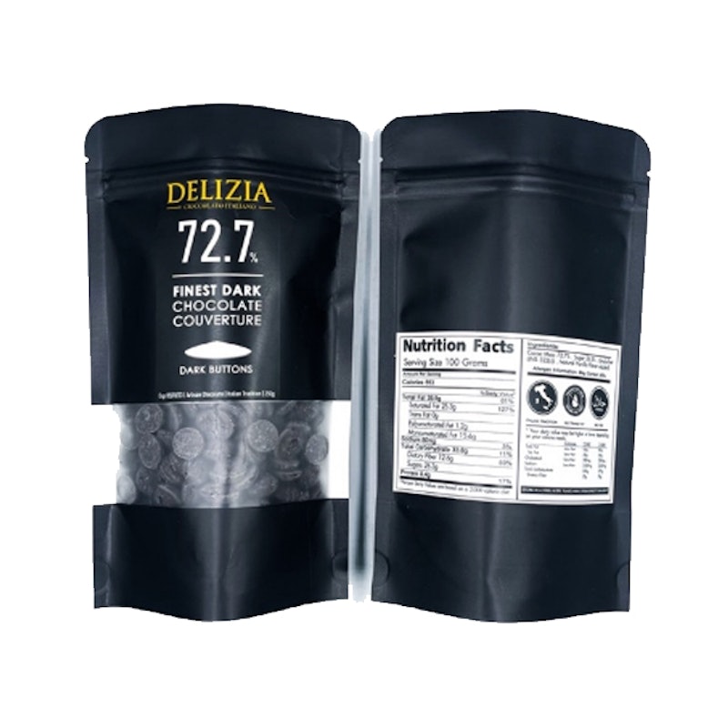 DELIZIA Dark Chocolate Couverture 1