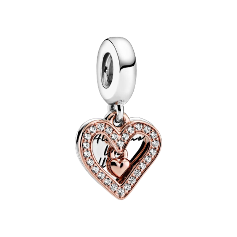 ชาร์ม PANDORA รุ่น Sparkling Freehand Heart Dangle Charm 1