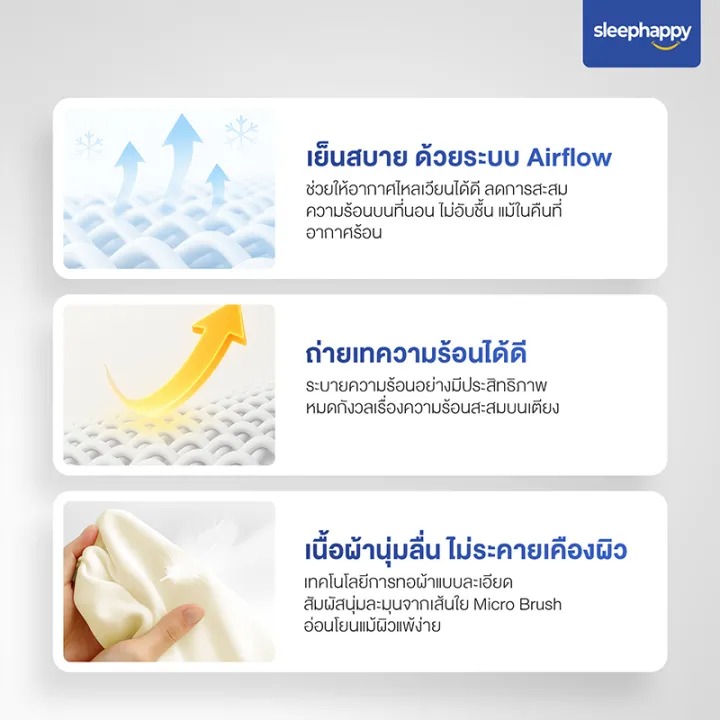 เซ็ตผ้าปูที่นอน + ปลอกหมอน รุ่น Cloud Soft Bed Sheet 3