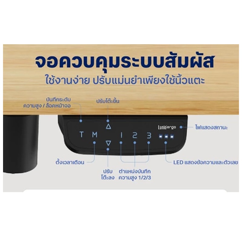 โต๊ะปรับระดับไฟฟ้า รุ่น Ergo Space ll 3