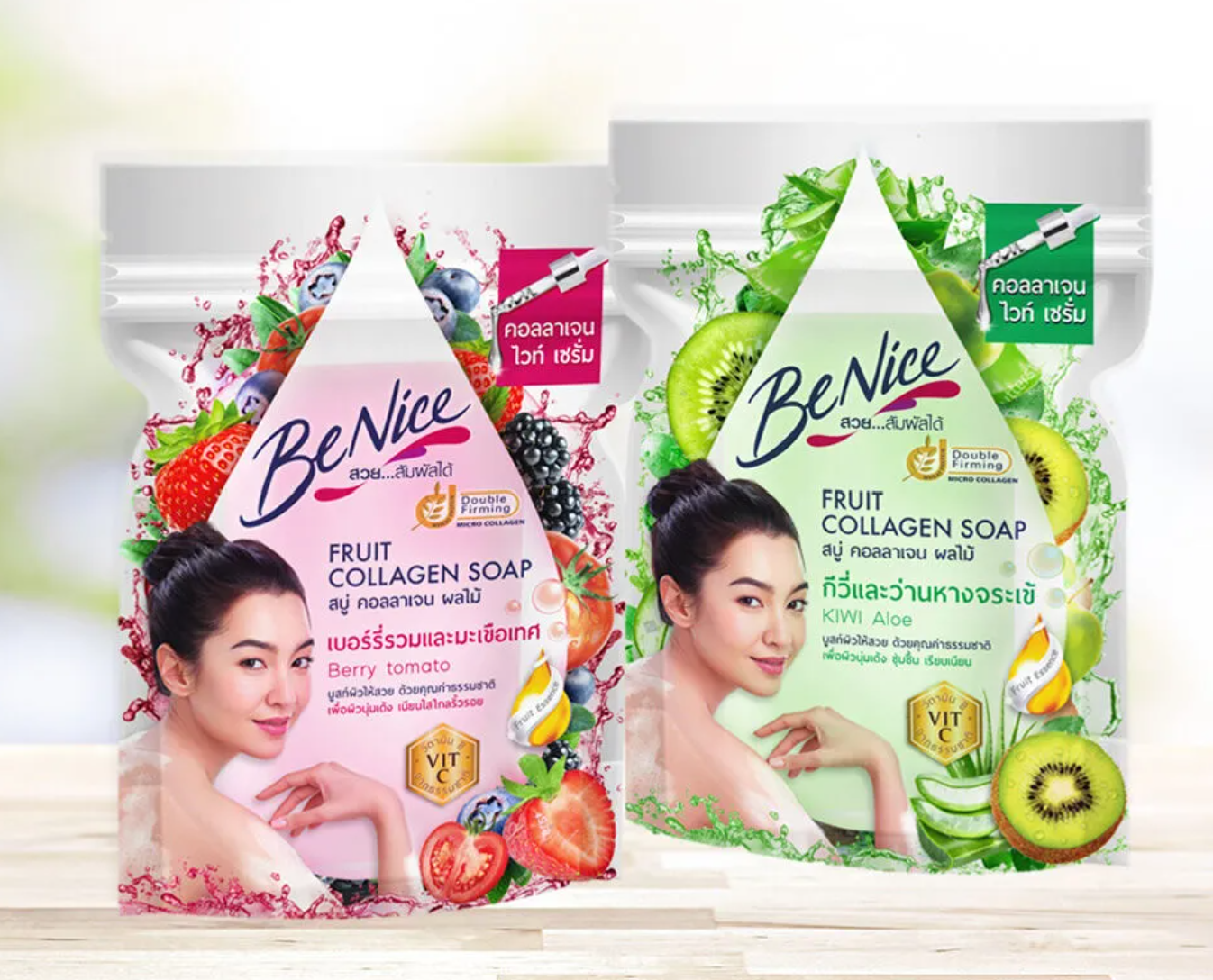 Fruit Collagen Soap Kiwi & Aloe Vera 3