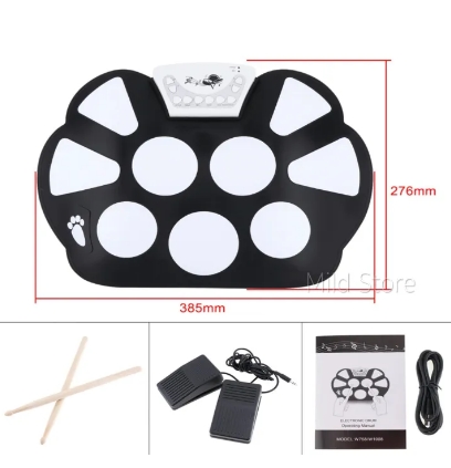 Roll-Up Electronic Drum Kit 3