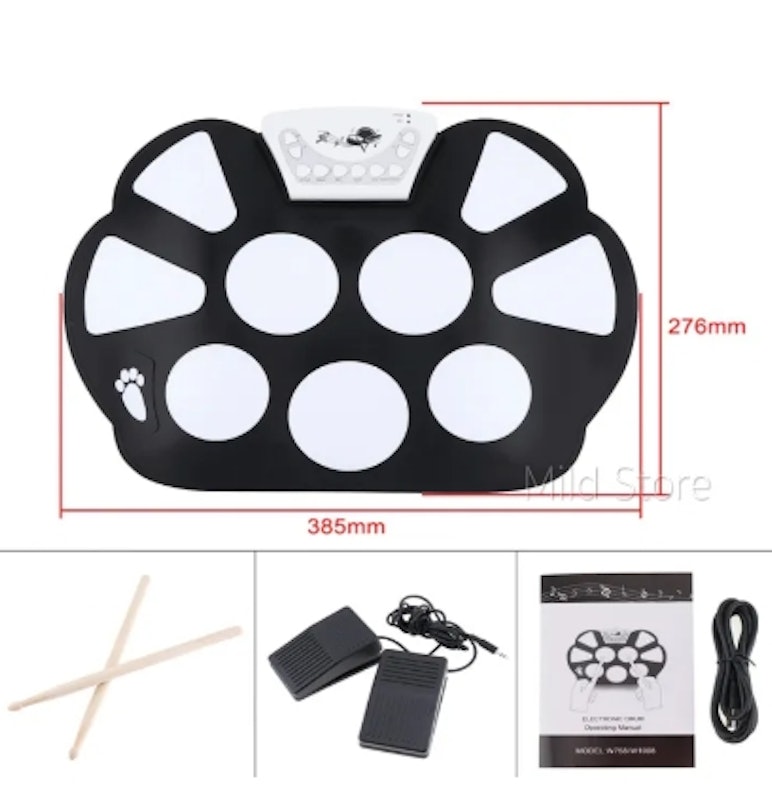 Roll-Up Electronic Drum Kit 3