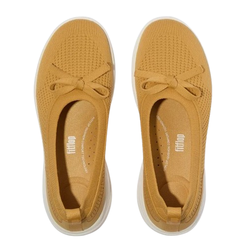 รองเท้าทรงบัลเล่ต์ผู้หญิง Super - Q Bow Knit Ballet Flats 3
