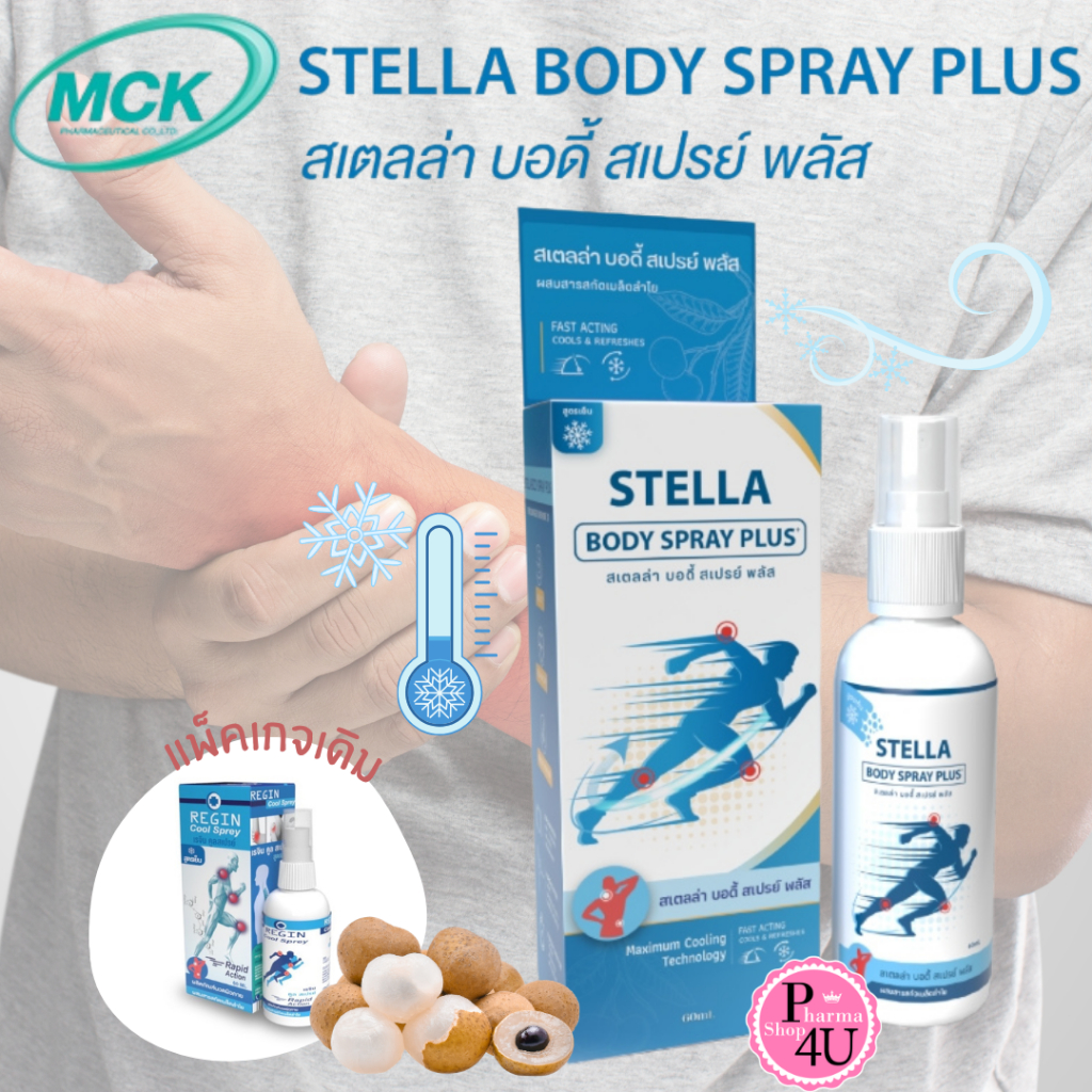 สเปรย์แก้ปวด Body Spray Plus 2