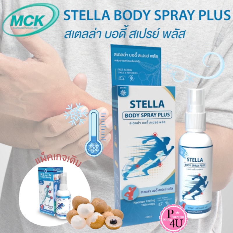 สเปรย์แก้ปวด Body Spray Plus 2