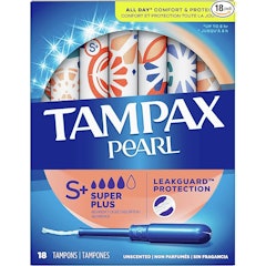 Pearl Super Plus Plastic Tampons