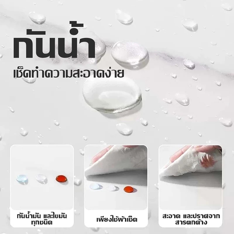 สติกเกอร์วอลเปเปอร์ ลายหินอ่อน 3D 4