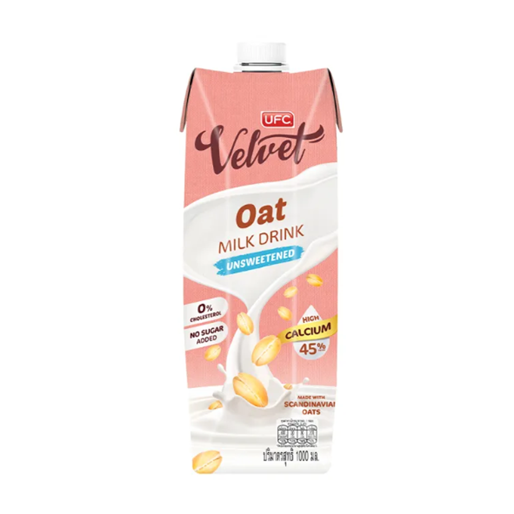 น้ำนมข้าวโอ๊ต Velvet Oat Milk Unsweetened สูตรไม่หวาน 1