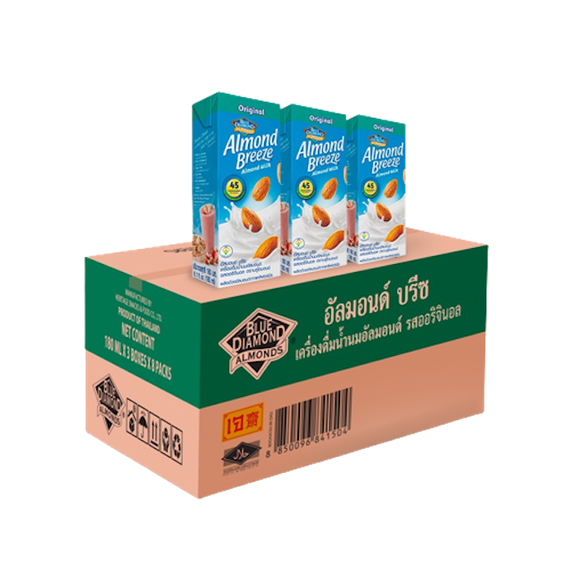 นมอัลมอนด์ Almond Breeze รสออริจินัล 6