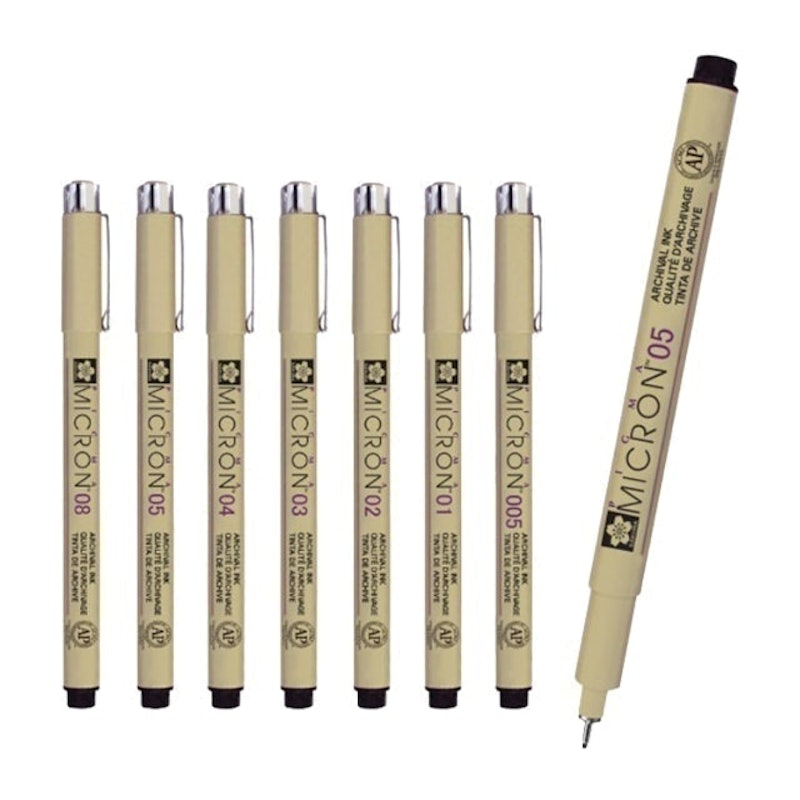 PIGMA MICRON DRAWING PEN ปากกาตัดเส้นพิกม่า 1