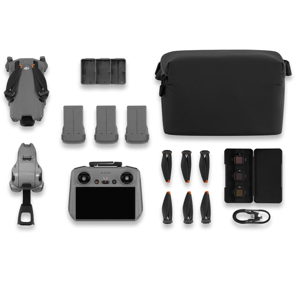 โดรน Mini 5 Pro Drone With Fly More Plus + DJI RC 2  3
