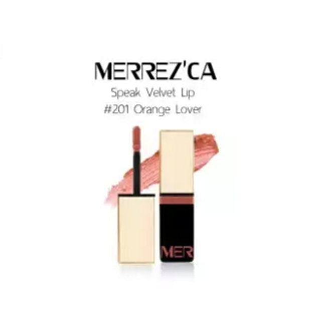 Speak Velvet Lip สี 201 Orange Love 1