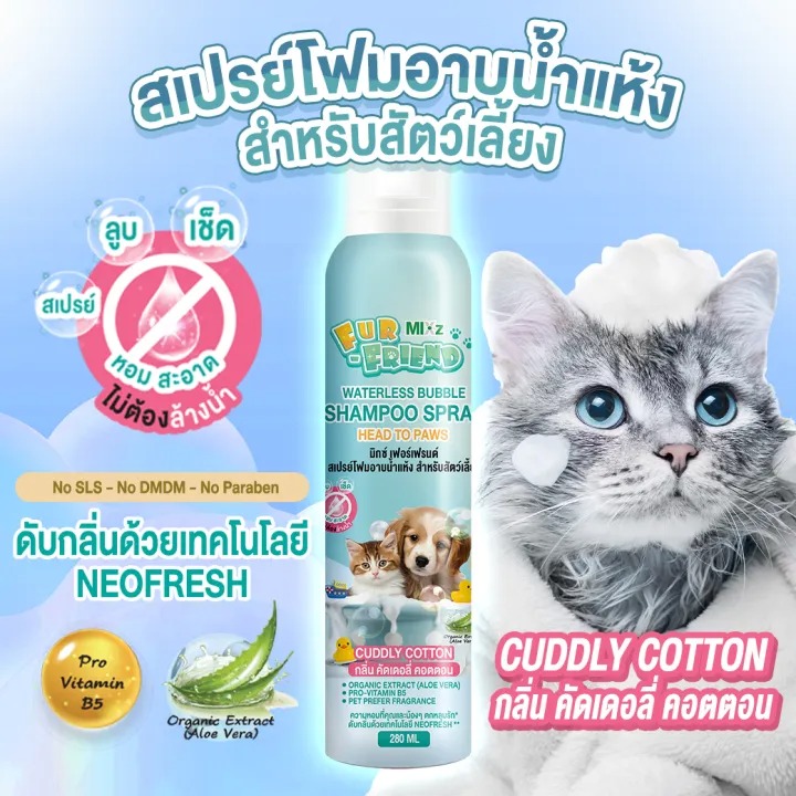 สเปรย์โฟมอาบน้ำแห้ง 3