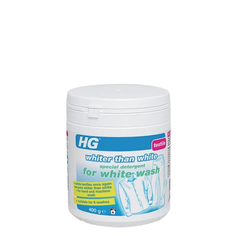 HG Whiter than white special detergent for white wash 1