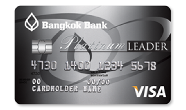 บัตรเครดิต Bangkok Bank Platinum Leader Card 1
