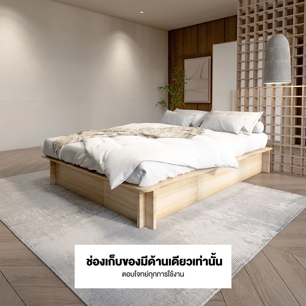 เตียง 5 ฟุต KC - PLAY รุ่น PARA สีลินเบิร์ก 3