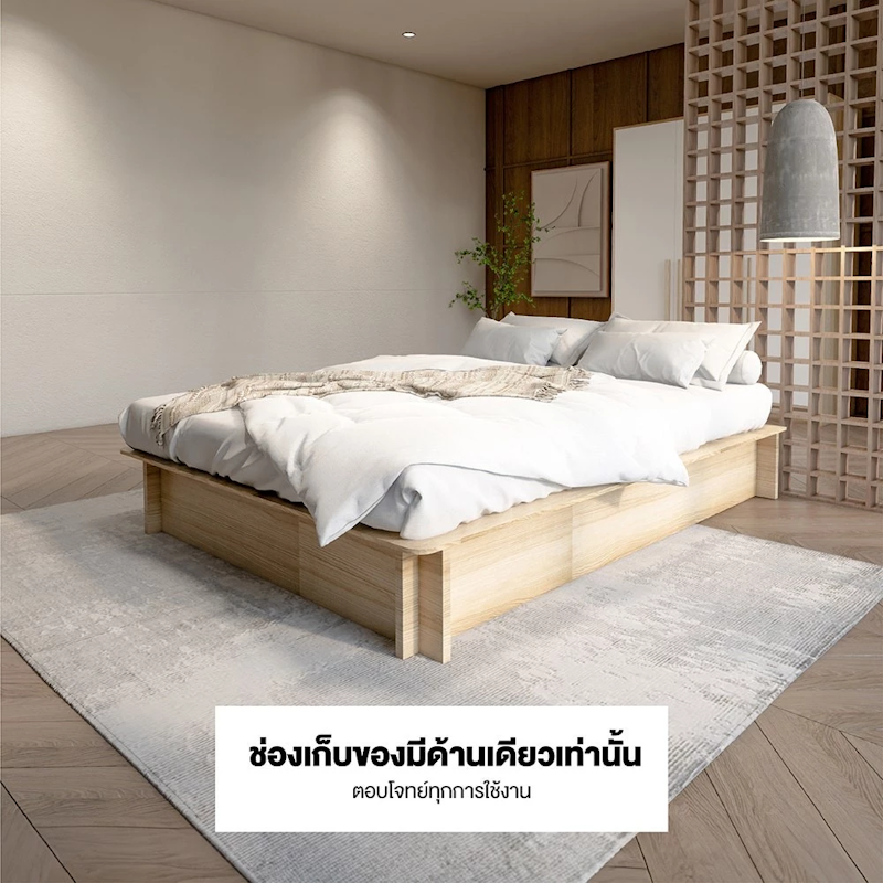 เตียง 5 ฟุต KC - PLAY รุ่น PARA สีลินเบิร์ก 3