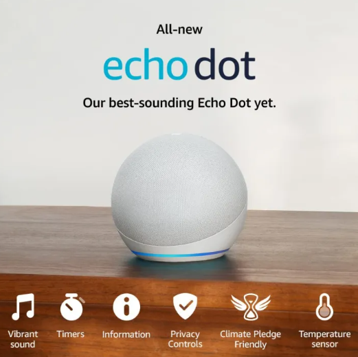 Echo Dot 5th Gen Smart Speaker  3