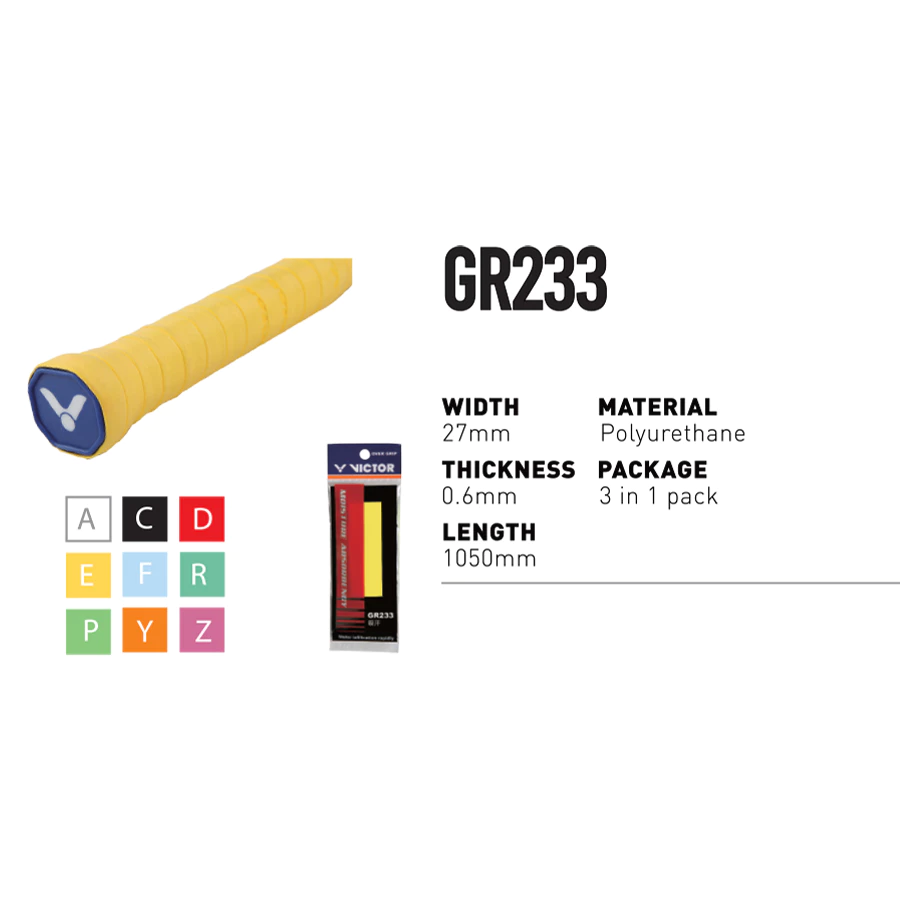 กริปพันด้ามไม้แบดมินตัน รุ่น GR233 3