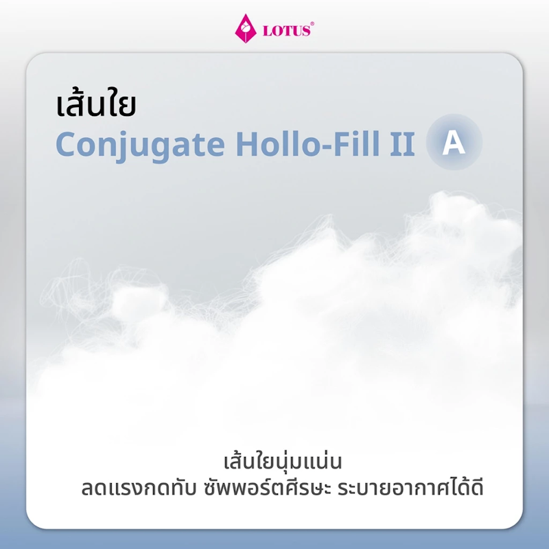 หมอนข้างเพื่อสุขภาพ ใยสังเคราะห์ รุ่น Sleepy 2