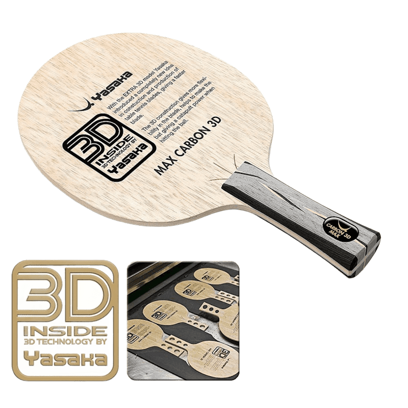 ไม้ปิงปอง YASAKA รุ่น MAX CARBON 3D 2