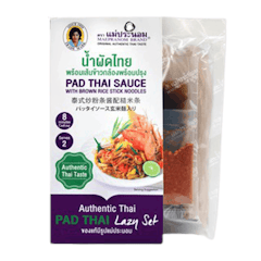 น้ำผัดไทยพร้อมเส้นข้าวกล้องพร้อมปรุง