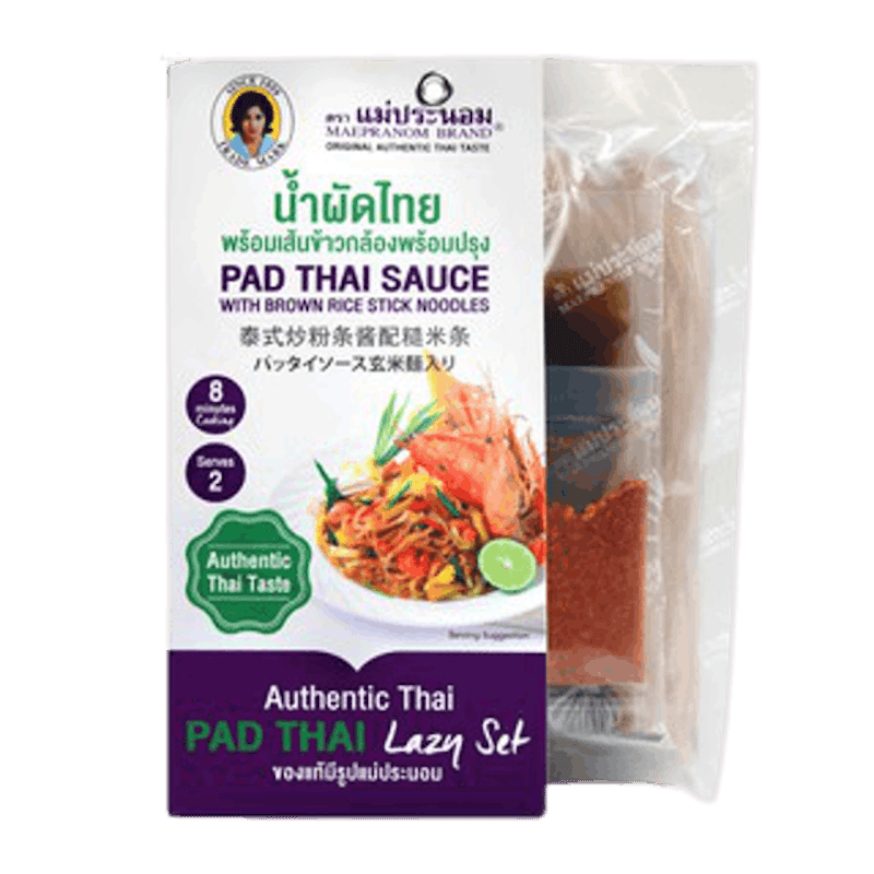 น้ำผัดไทยพร้อมเส้นข้าวกล้องพร้อมปรุง 1