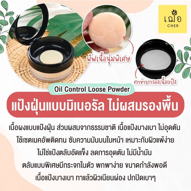 Oil Free Oil Control Loose Powder 3