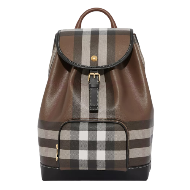 กระเป๋า Burberry รุ่น Check and Leather Backpack 1