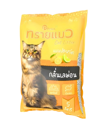 ทรายแมวเบนโทไนท์ กลิ่นเลม่อน 1
