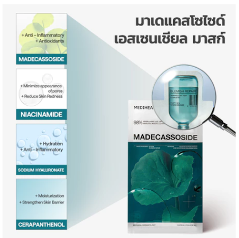 Madecassoside Blemish Repair Essential Mask 3