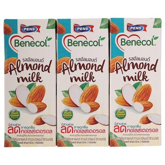 นมอัลมอนด์ Benecol ปราศจากคอเลสเตอรอล 4
