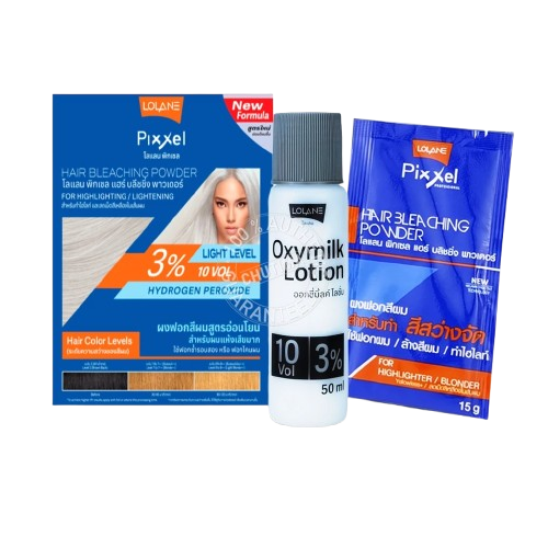 ผงฟอกสีผม Pixxel Hair Bleaching Powder  2