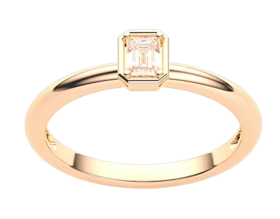 แหวนเพชร Beauty Diamond พิ้งค์โกลด์ 2