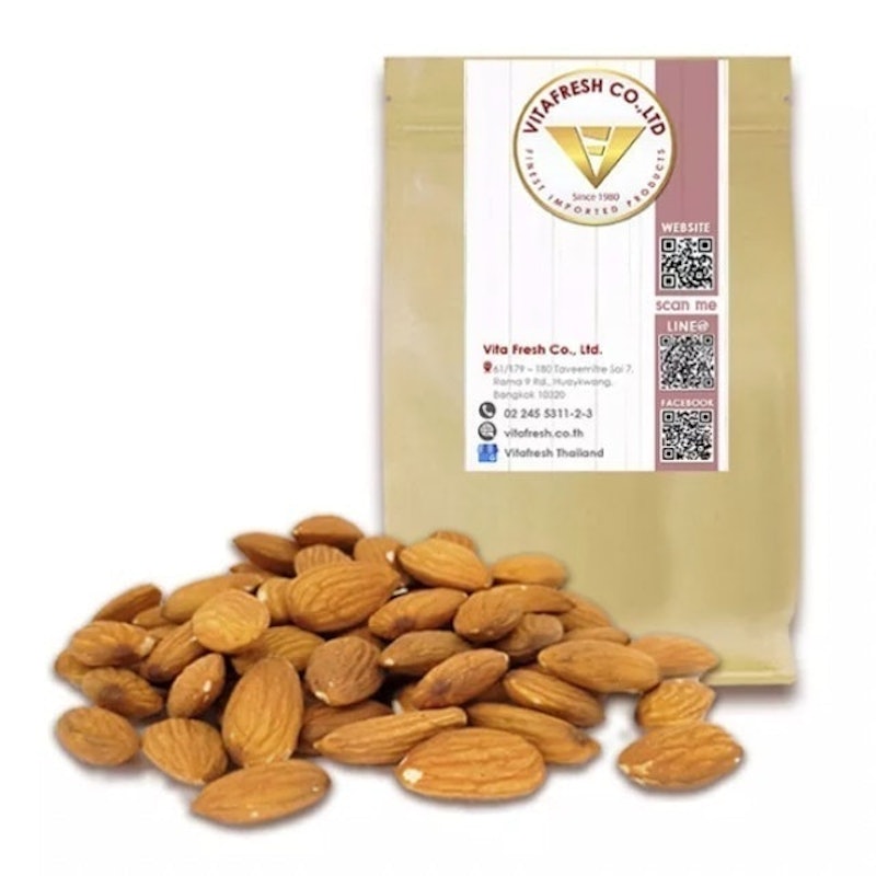 เมล็ดอัลมอนด์ Almond Raw USA Grade A 1