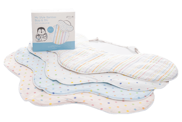 เซ็ตผ้ากันเปื้อนเด็ก รุ่น My Style Bamboo Burp & Bib  1