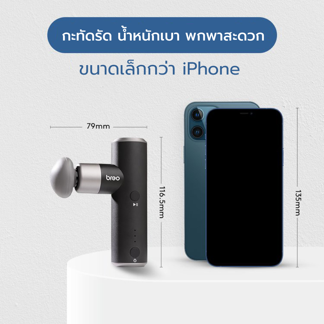 ปืนนวดผ่อนคลายกล้ามเนื้อ รุ่น Massagun S1 3
