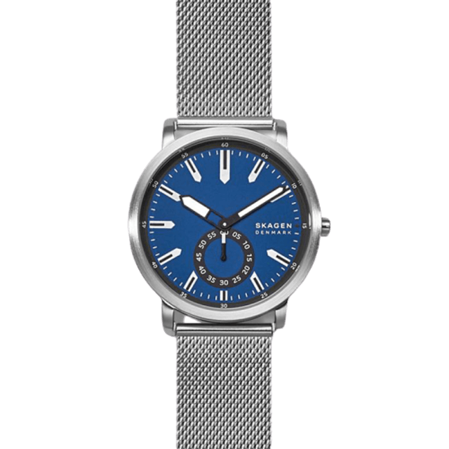Colden Three-Hand Silver-Tone Steel-Mesh Watch 1