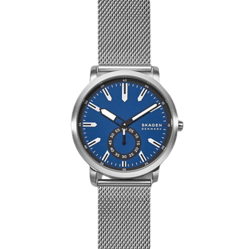Colden Three-Hand Silver-Tone Steel-Mesh Watch 1
