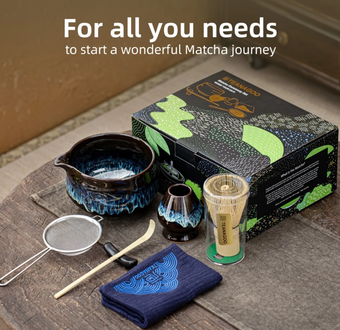 Matcha Whisk Set ชุดมัทฉะ 2