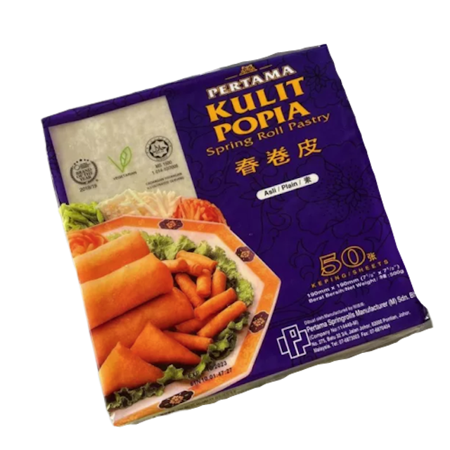 แป้งทำปอเปี๊ยะทอด PERTAMA Kulit Popia 1