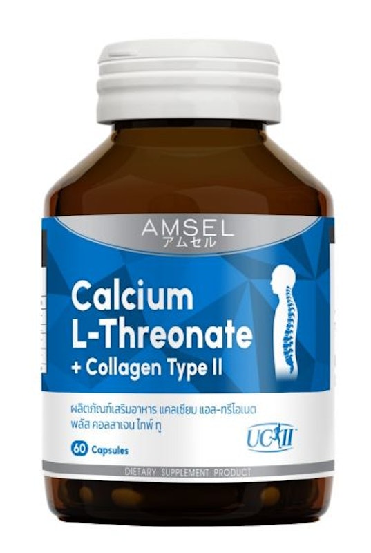 แคลเซียม แอล-ทริโอเนต Calcium L-Threonate+Collagen Type II 1