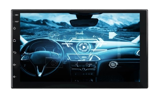 หน้าจอ IPS มัลติมีเดีย 2 Din Car Player 7" 2+32 GB 1