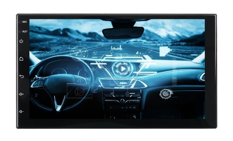 หน้าจอ IPS มัลติมีเดีย 2 Din Car Player 7" 2+32 GB 1