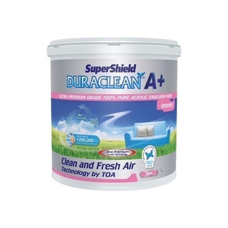 สีทาห้องนอน Duraclean A+ 1