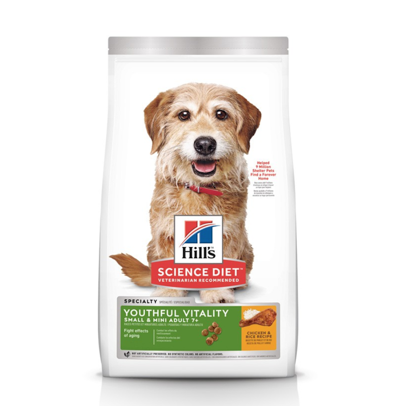 9. Hill’s Science Diet – Youthful Vitality Adult 7+ 1