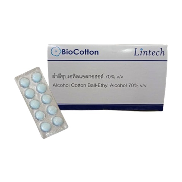 แอลกอฮอล์ล้างแผล Bio Cotton 1